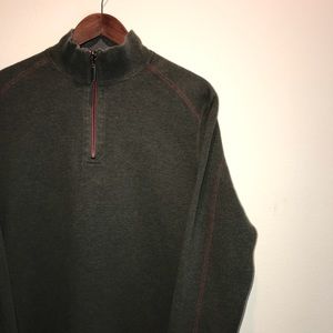 Tommy Bahama Reversible 1/4 Zip Sweater